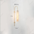 Axyaa LED Glass Wall Lamp for Home Decor