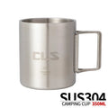 Axyaa 320ml Stainless Steel Double Layer Water Cup for Home, Outdoor, Camping