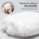 Axyaa Super Soft Microfiber Bed Pillow Set for Sleeping and Home Decor