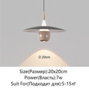 Axyaa UFO Pendant Light Saucer Design LED Hanging Lamp for Home Decor