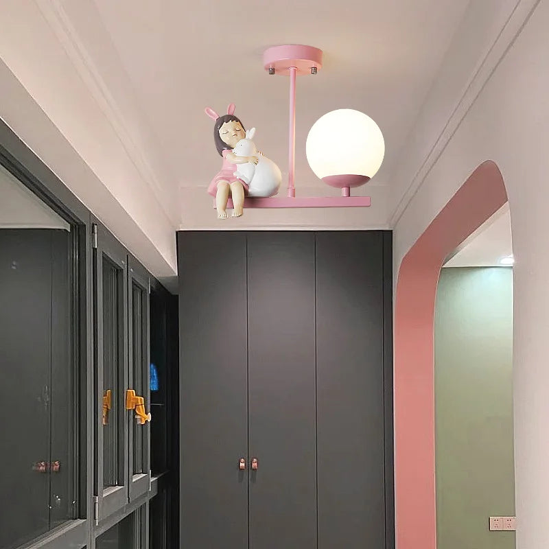 Axyaa Kids Room Ceiling Lamp - Creative Cartoon Led Lights