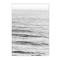 Axyaa Surfboard Coastal Wall Art Canvas - Black and White Beach Posters