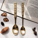 Axya Gold Stainless Steel Dinnerware Sets - Main & Dessert Spoons