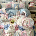 Axyaa Soft Skin-friendly Bedding Set with Duvet Cover, Bedsheet, Pillowcases