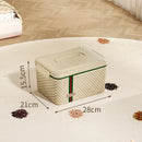 Axyaa Stackable Storage Box Organizer with Lid: Toys, Snacks, Books, Sundries Home Organization