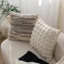 Axyaa Nordic Cushion Cover 45x45 for Designer Sofa Plush Pillow Home Decor