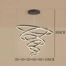 Axyaa Nordic Dining Room Pendant Ceiling Lamp Chandelier for Indoor Lighting