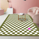Axyaa Soft Crystal Fleece Area Rug | Elegant Anti-Slip Living Room Carpet