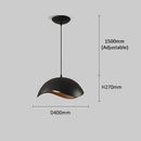 Axyaa Scandinavian White Bedside LED Pendent Lamp for Wabisabi Decor