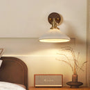Axyaa Nordic Walnut LED Wall Sconce Bedroom Living Room Modern Wandlamp