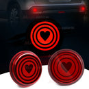 Axyaa LED Rear Bumper Reflector Lights for Toyota Corolla, Nissan Qashqai, X-Trail