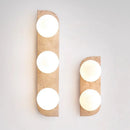 Yellow Cave Stone LED Wall Lamp for Wabi Sabi Ambiance in Bedrooms by Axyaa
