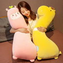 Axyaa Cartoon Animal Side Sleep Body Pillow: Soft Cozy Throw Pillow Ideal Girlfriend Gift