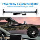 Axyaa 80 LED Strobe Police Car Emergency Warning Light Bar Signal Flashlight Accessory