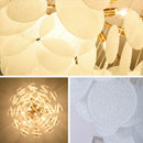 Axyaa Modern Glass Chandelier for Home Luxury Decor Lighting