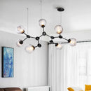 Axyaa Salon Chandelier Pendant Lights Ceiling Lamps for Dining Room Elegant Indoor Lighting