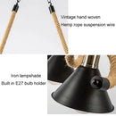 Axyaa Industrial Hemp Rope Chandelier for Restaurant, Clothing Store, Barber Shop, cafe