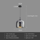 Axyaa Glass Pendant Chandelier for Bedroom, Restaurant, and Bar Counter