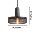 Axyaa Vintage Cement Chandelier: Personalized Iron Pendant Lamps for Home, Restaurant, Bedroom