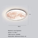 Axyaa Moon Ceiling Light: Nordic Modern Bedroom LED Lamp for Home Decor