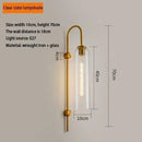 Axyaa Glass LED Wall Lamp for Bedroom Living Room Restaurant Staircase Bar Lighting