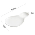 Axyaa Irregular Ceramic Dinner Plate for Restaurant Specialty Tableware