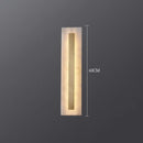 Axyaa Marble Copper Wall Lamp: Luxury Art for Hotel Bedroom, LED Indoor Lighting