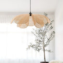 Axyaa Zen Tea Room Rattan Art Flower Chandelier