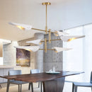 Axyaa Modern Renaissance Gold Black Metal Chandelier Nordic Design Dining Bedroom Light