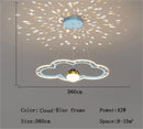 Axyaa LED Starry Chandelier for Children's Room Pendant Lamp Nursery Bedroom Lighting