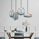 Axyaa Glass Knot Pendant Light Chandelier for Bedroom Kitchen Dining