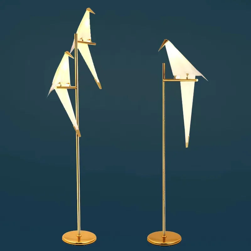 Axyaa Modern Origami Bird Branch Wall Lamp LED Designer Home Decor