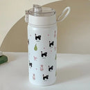 Axyaa Cute Cat Stainless Steel Insulated Thermos - Portable Leak-proof Drinkware