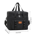 Axyaa Double Layers Tote Cooler Lunch Bag | Large Capacity Travel Picnic Box