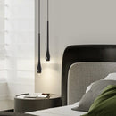 Axyaa Copper LED Pendant Light: Minimalist Nordic Decor for Bedroom, Living Room, Kitchen.