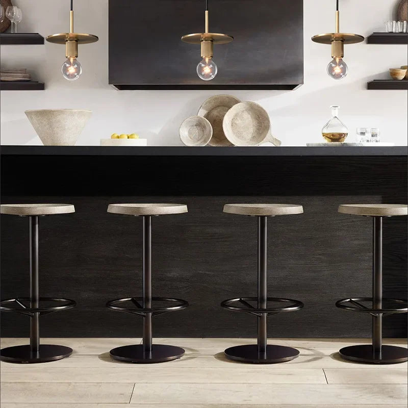 Axyaa Gold LED Pendant Light - Luxury Nordic Retro Design