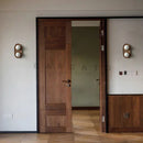 Axyaa Walnut Wood Wall Sconce Light for Living Room, Bedroom, Study - Modern Nordic Design