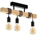 Axyaa Wood Chandelier Light: Modern, Solid, Elegant Ceiling Pendant for Dining, Living Room