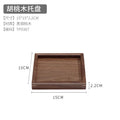Axyaa Solid Wood Tea Tray - Elegant Snack Tray for Living Room & Dining Table