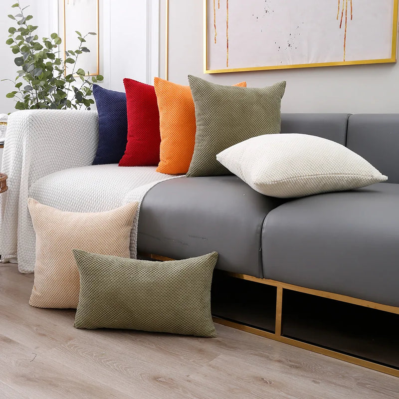 Axyaa Soft Plush Velvet Cushion Cover in Various Colors 45x45