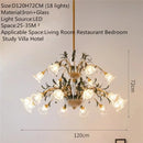 Axyaa Retro Glass Chandelier | Luxury Transparent Pendant Lamp for Home, Hotel, Villa