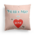 Axyaa Romantic Couple Pillowcases | Soft Cartoon Pattern Sofa Pillow Covers