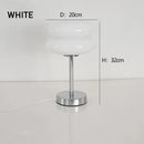 Stained Glass Desk Lamp for Children's Bedroom with Egg Tart Design - Axyaa Brand