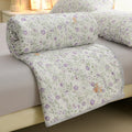 Axyaa Floral Print Quilted Comforter for Bed - Soft & Breathable Single/Double Size