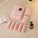 Axyaa Coral Fleece Adult Square Towel Set