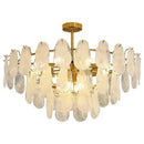 Axyaa Nordic White Cloud Glass LED Pendant Light Chandelier