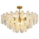 Axyaa Nordic White Cloud Glass LED Pendant Light Chandelier, Dimmable Suspension Luminaire