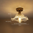 Axyaa Green Stripe Glass Pendant Lamp for Home Decor and Lighting