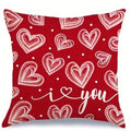 Axyaa Love Bottle Pattern Pillowcase for Home Sofa Decor