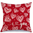 Axyaa Love Bottle Pattern Pillowcase for Home Sofa Decor